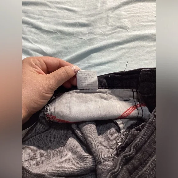 NYDJ Black Stretch Straight Leg Jeans Size 4 - Picture 8 of 9